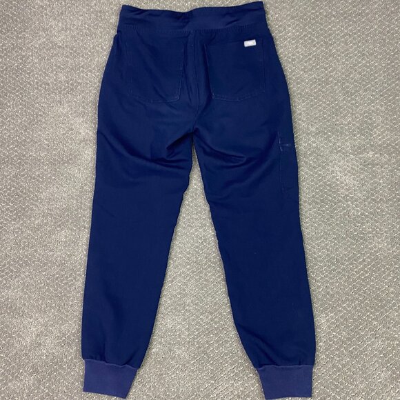 Figs Zamora Scrub Pants Womens XS Petite Blue Joggers Drawstrings XSP W18SW2005P - Picture 3 of 14